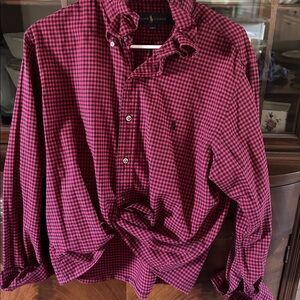 Ralph Lauren Ruffled collar upcycled Shirt